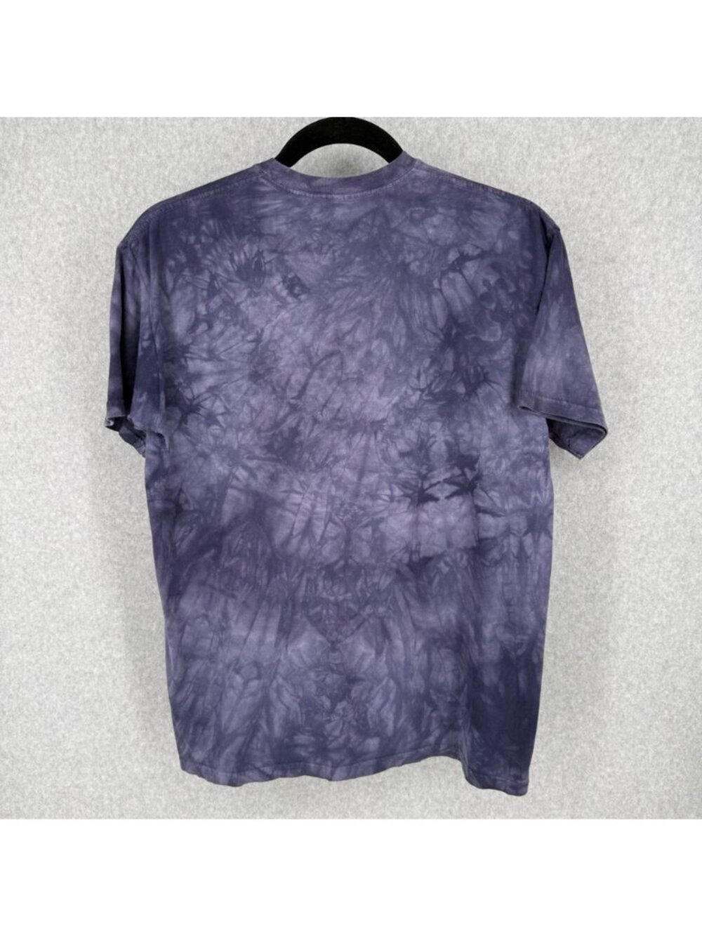 The Mountain Mens Eagle Print T Shirt Size L Purple Tie Dye USA Jerry Lofaro - Picture 3 of 10